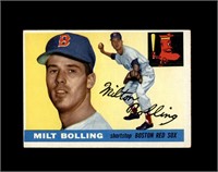 1955 Topps #91 Milt Bolling EX to EX-MT+