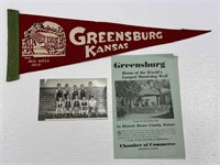 Greensburg KS Pendent, Basketball Team Postcard