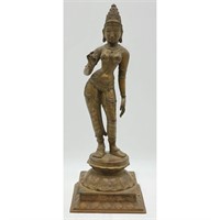 A Fine Antique Indian Bronze Standing Figure of S