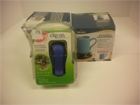 2 Cup Warmer and Clip On Bug Repel