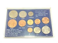 Set 11 Boxed Britain's First Decimal Final # Coins