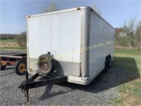 2012 LARK 18' TANDEM AXLE ECNLOSED ALUMINUM TRAILE