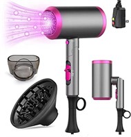 Ionic Hair Dryer, Ionic Blow Dryer with Diffuser,