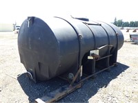 2500 Gal Skid Mounted Black Tank