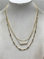 SIGNED KENDRA SCOTT MULTI LAYER NECKLACE