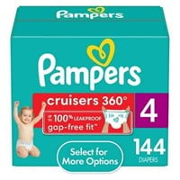 Pampers Cruisers 360 Size 4  144 Count