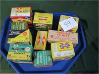 10 Vintage Empty Ammo Boxes