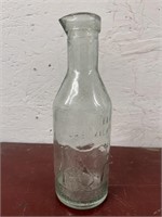 Vintage Half Gallon Glass Pure Milk Bottle