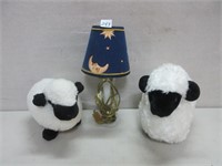 COUNTING SHEEP AND BOUDOIR LAMP