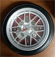 Tire Clock 14" diameter