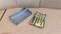 Drill Bit and Tool Box Lot