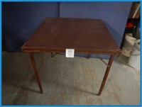 WOODEN SQUARE FOLDABLE TABLE