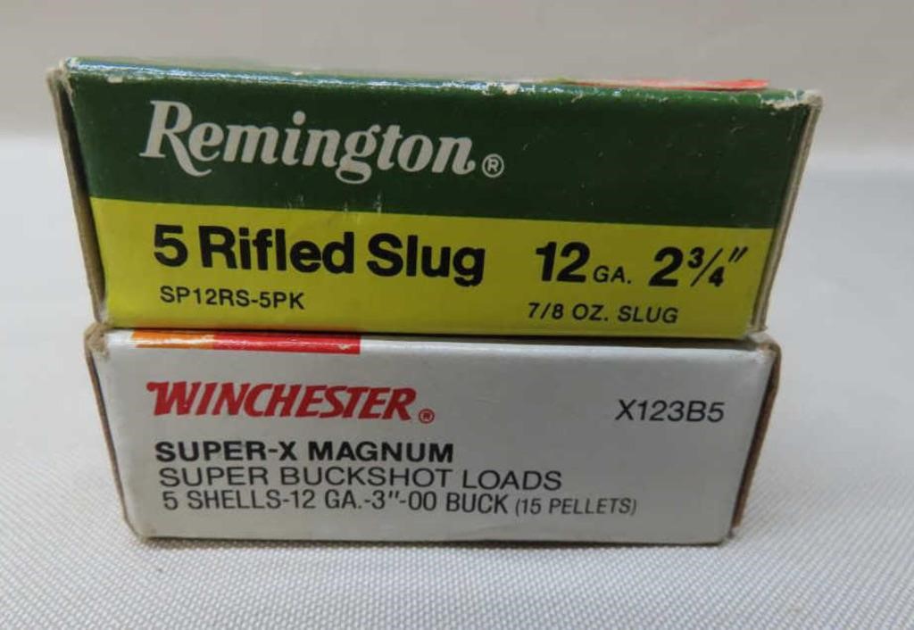 12ga. Buckshot & Slugs