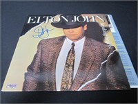 ELTON JOHN SIGNED ALBUM COVER HERITAGE COA