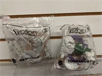 Set of Two Pokemon McDonalds Toys