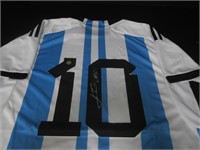 Lionel Messi Signed Jersey COA Pros