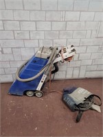 Carpet express cleaner with attachments