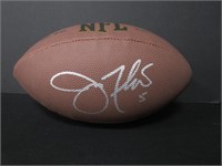 Joe Flacco Signed Football JSA Witnessed