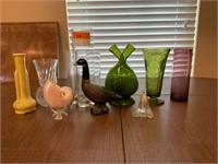 Assorted Art Glass & Decor