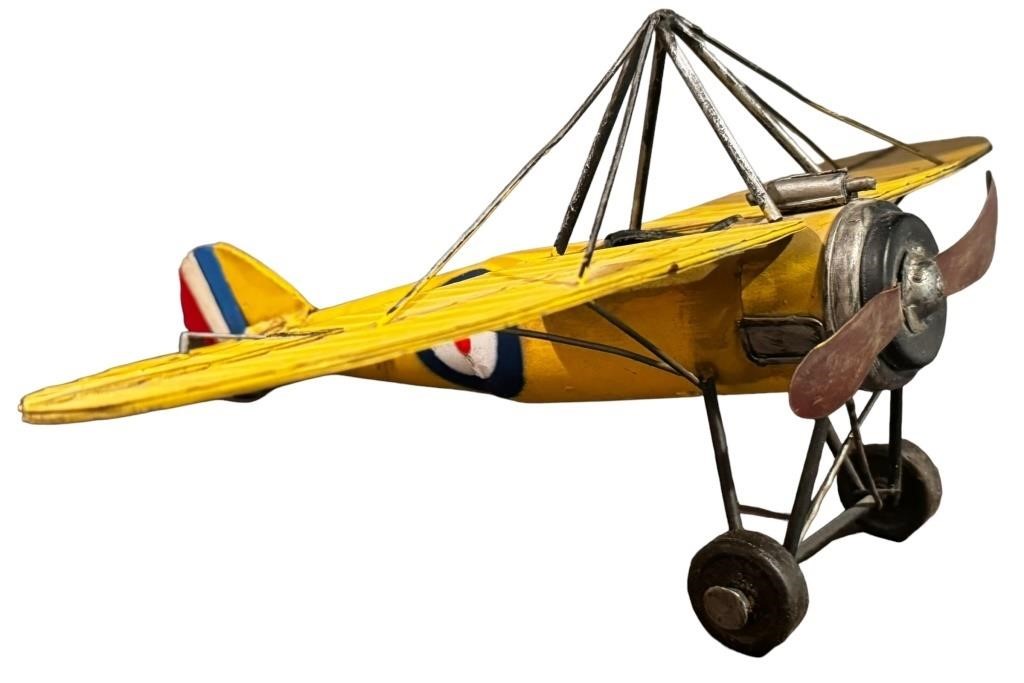 Decorative Vintage Metal Plane