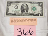 1976 Two Dollar Bill