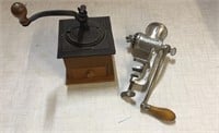 Antique Coffee Grinder, Dovetail, Cast Iron