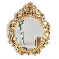 Mirrorize 20 x 24 Antique Gold Mirror for Living R