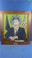 Framed Canvas Painting of Congressman John