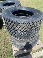 NEW 11R22.5 drive tires, Bid X 4