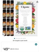 Cliganic USDA Organic Aromatherapy TOP 12