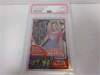 2021 TOPPS WWE #366 ALEXA BLISS SLAM ATTAX PSA 8