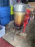 Propane Turkey fryer, fish cooker, and stand