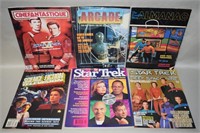 (6) Vtg Star Trek Magazines w/ Cinefantastique