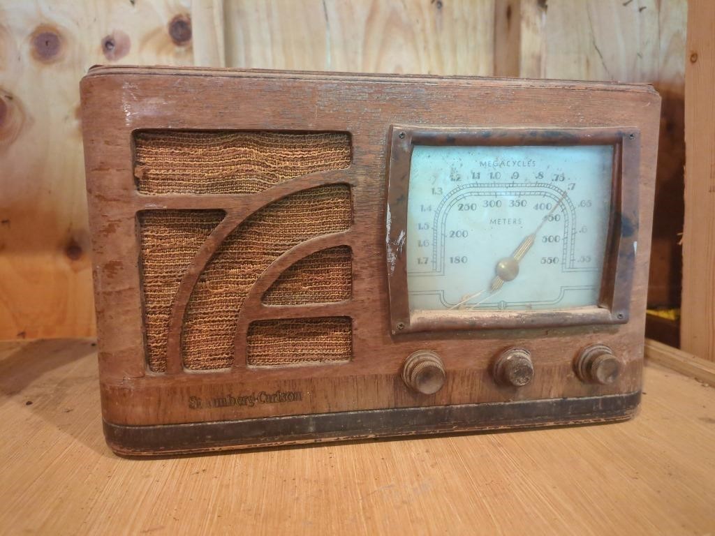 Vintage Stromberg-Carlson Tube Radio - untested