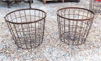 TWO (2) Metal Baskets. 20"W
