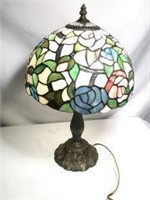 Floral Stained Glass Tiffany Lamp