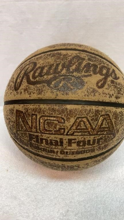 Older Rawlings leather basketball