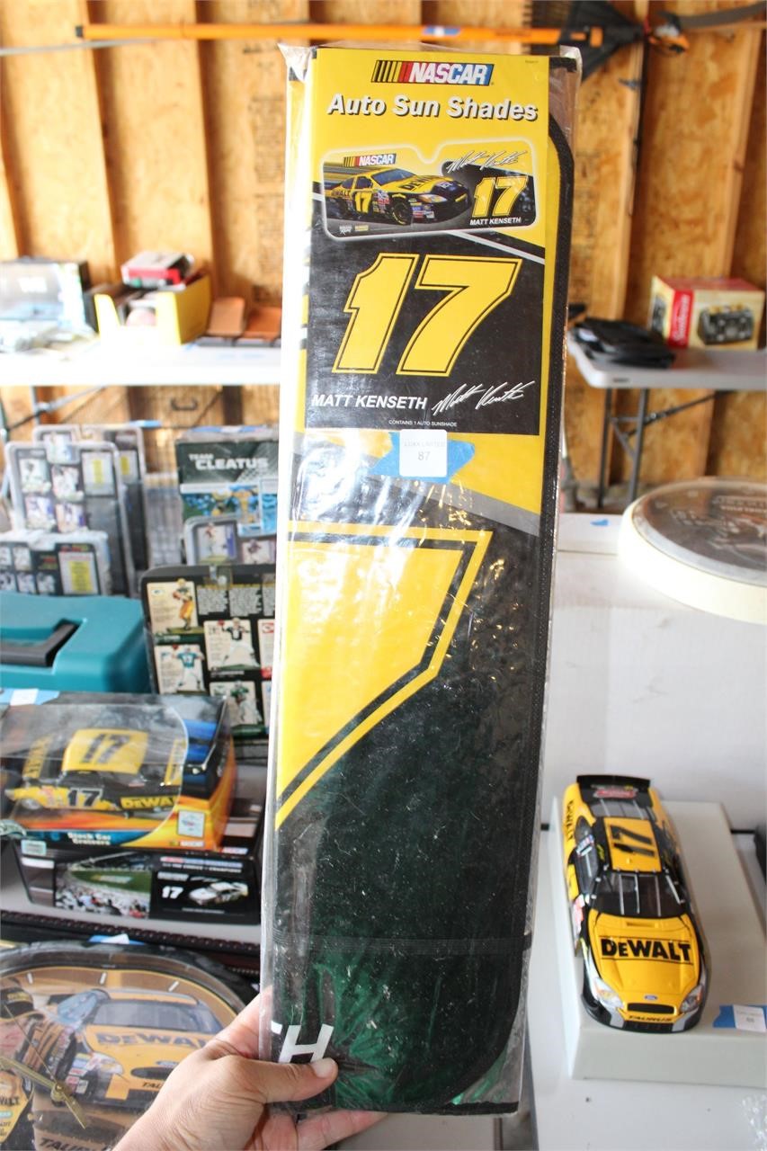 Matt Kenseth auto sun shades