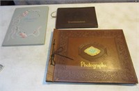 3 Vintage Photograph Baby Albums