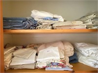 Contents of 2 Shelves - Linens