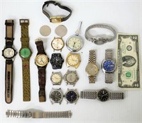 Men's Watches - Some No Bands - Repair Parts