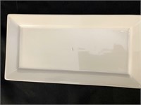 New White Serving Tray