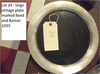 Large platter signed Reed and Barton