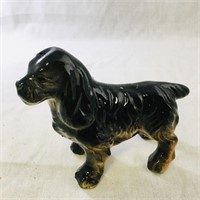 Vintage Porcelain Dog Figurine (4" Tall)