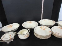 PARTIAL SET OF ALFRED MEAKIN MARIGOLD PATTERN