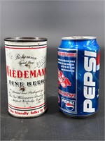 12OZ WIEDEMANN FLAT TOP BEER CAN