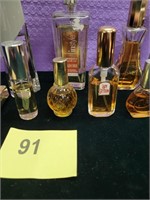 Collection of Avon Perfume Bottles