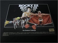 HULK HOGAN SIGNED PHOTO WITH COA ROCKY III