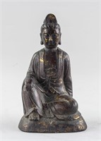 Chinese Gilt Bronze Guanyin Bodhisattva Statue