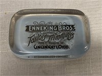 Enneking Bros. Glass Paper Weight 4"x2.5”x1”